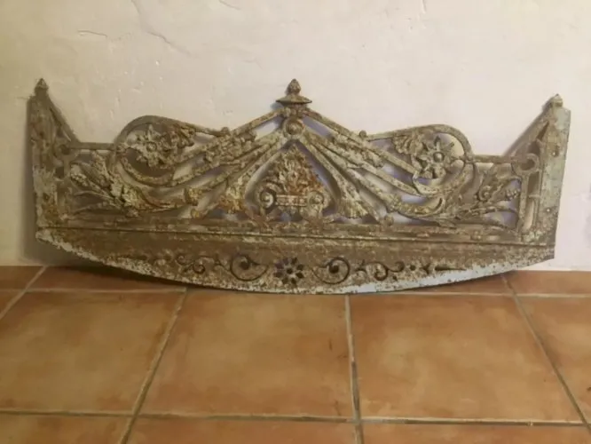 APPUIS DE FENETRES GARDE CORPS ANCIENS FER FORGE XIXeme 111cm