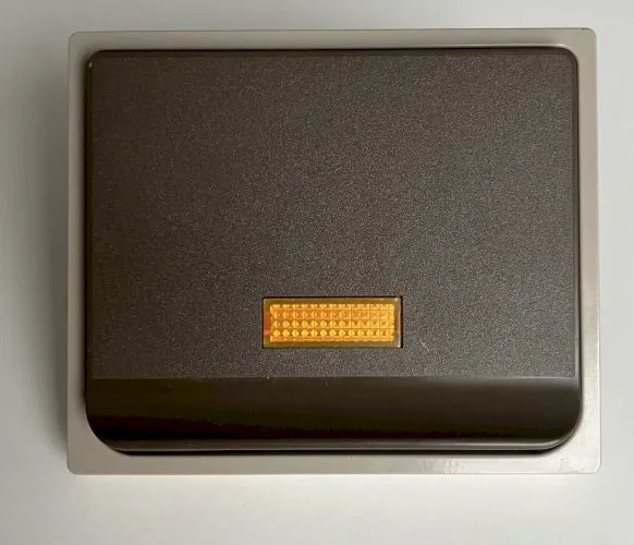 ARNOULD 1001 Poussoir beige / brun à voyant (sans le voyant) - Raymond Loewy