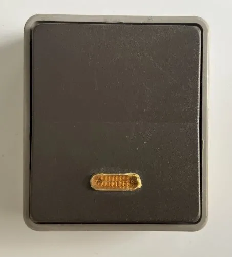 ARNOULD 2000 Poussoir à voyant - Beige / Brun - sans voyant