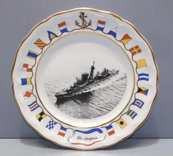 -ASSIETTE COLLECTION LE GRAND PAVOIS Les Ateliers d'Art D'ANNET LE SUFFREN D