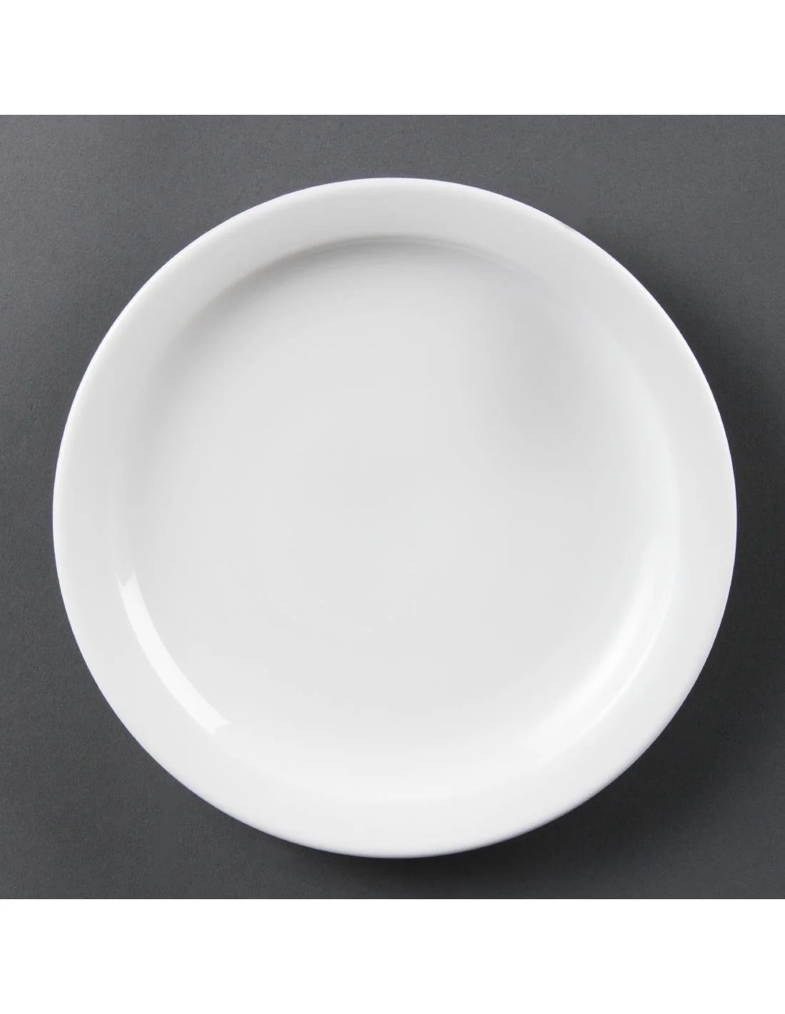 Assiettes à bord étroit blanches Olympia 202mm (Lot de 12)