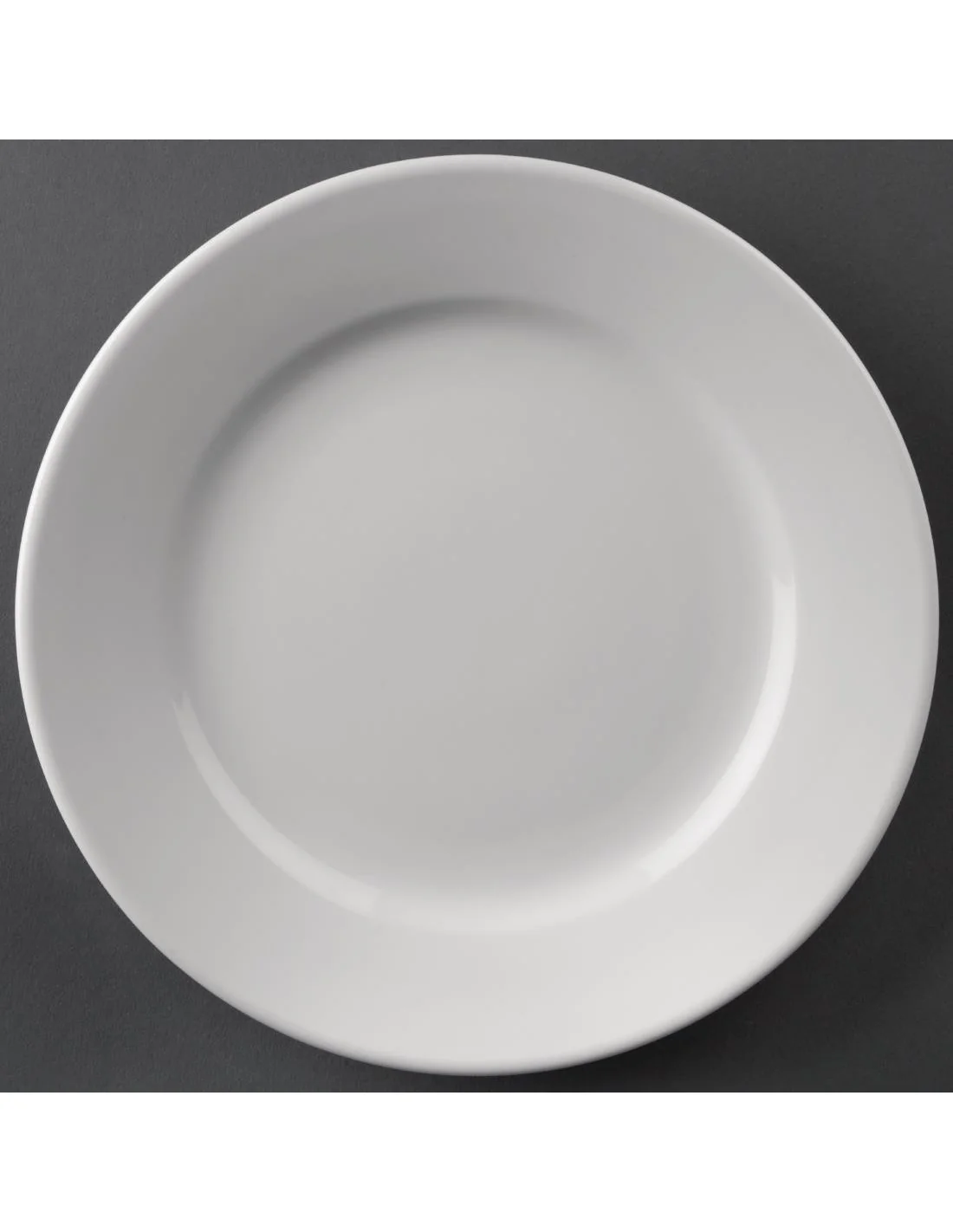 Assiettes à bord large Olympia Athena 202mm (Lot de 12)