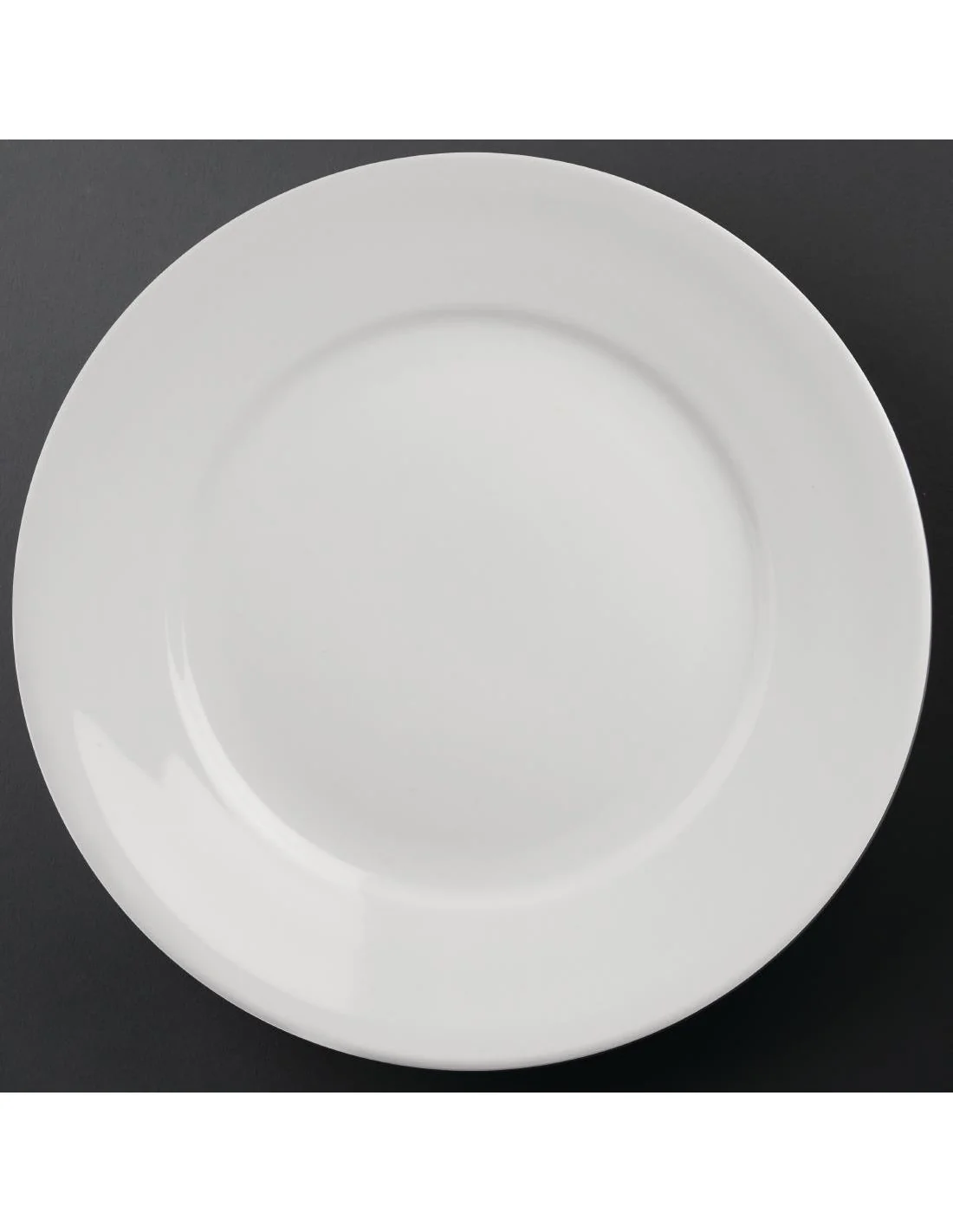 Assiettes à bord large Olympia Athena 280mm (Lot de 6)