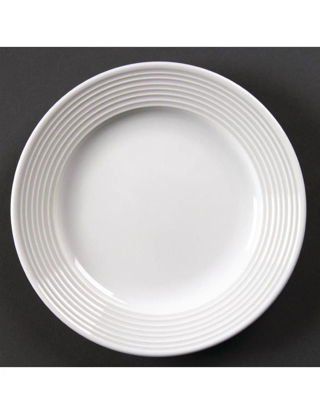 Assiettes à bord large Olympia Linear 150mm (Lot de 12)
