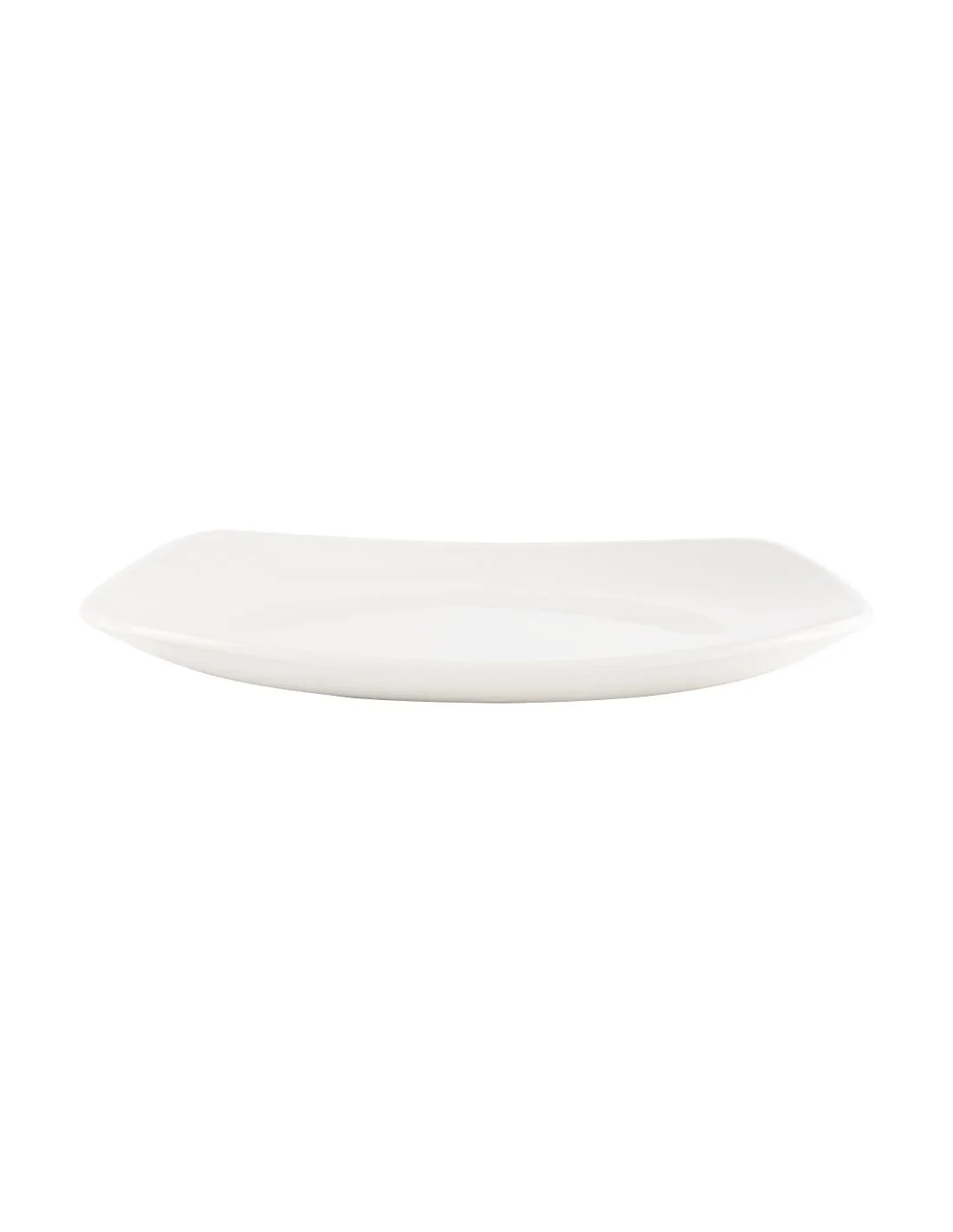 Assiettes blanches Churchill Plain Whiteware X squared 170mm (lot de 12)