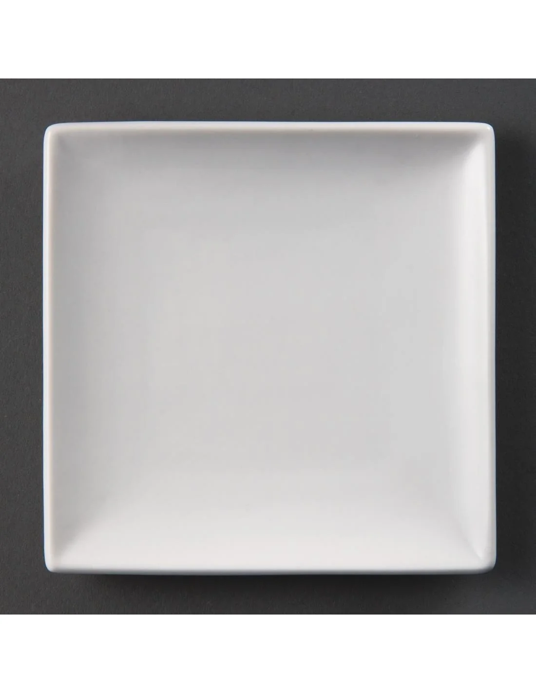 Assiettes carrées blanches Olympia Whiteware 140mm (lot de 12)