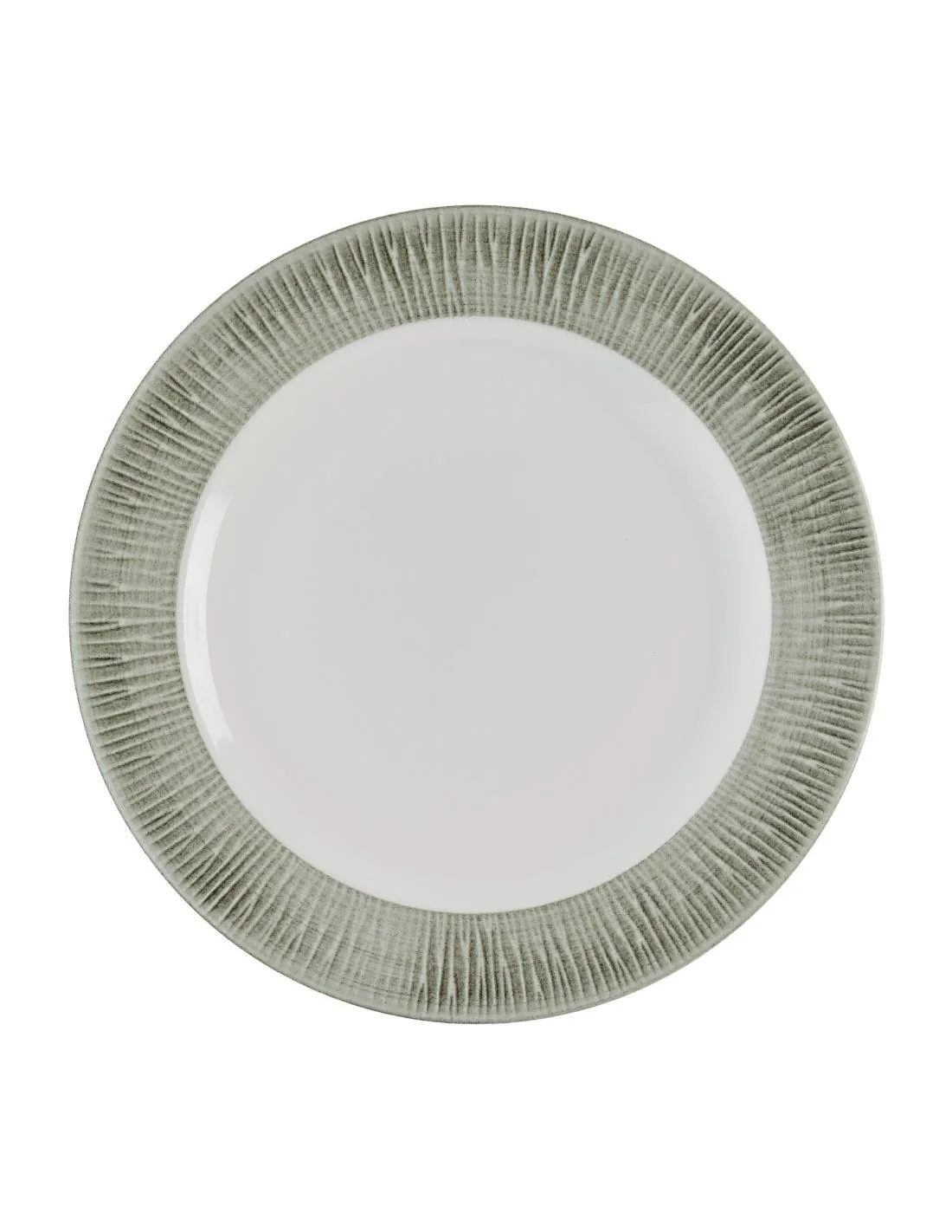 Assiettes classiques Churchill Bamboo Ceramic Spinwash Alpine 157mm (Lot de 12)