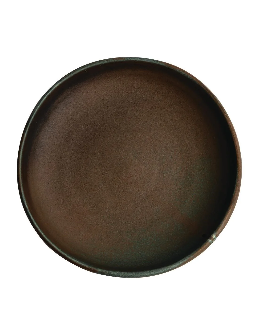 Assiettes creuses calottes vert bronze Olympia Canvas 23 cm