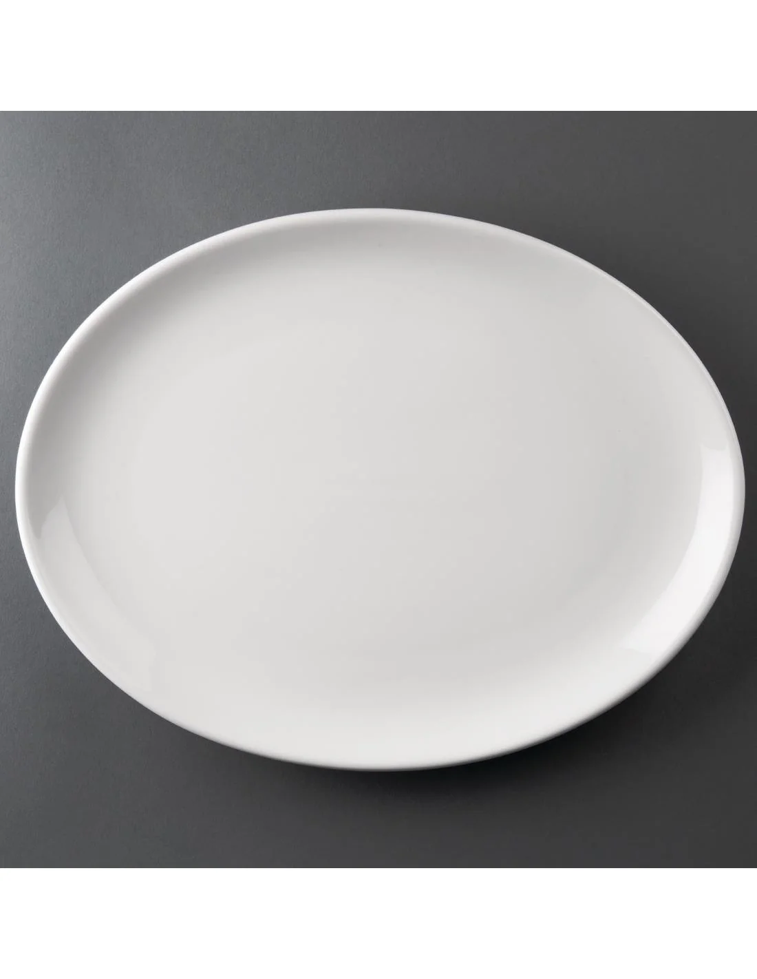 Assiettes ovales Olympia Athena 305 x 241mm (Lot de 6)