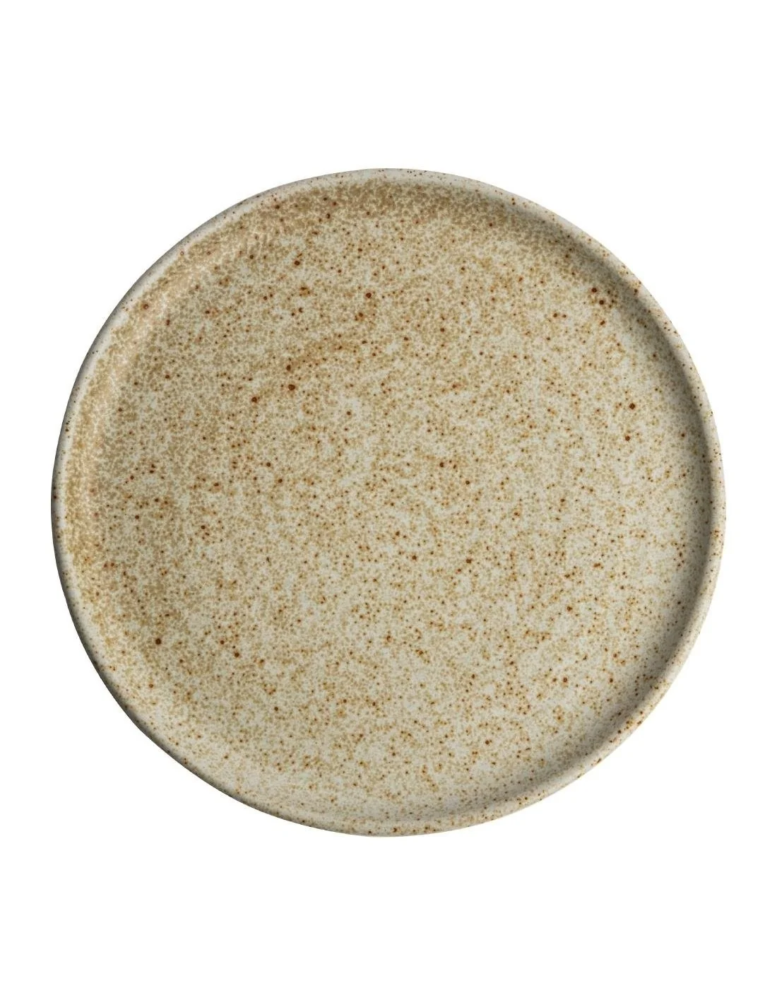 Assiettes plates beige moucheté Olympia Canvas 26,5 cm (Lot de 6)