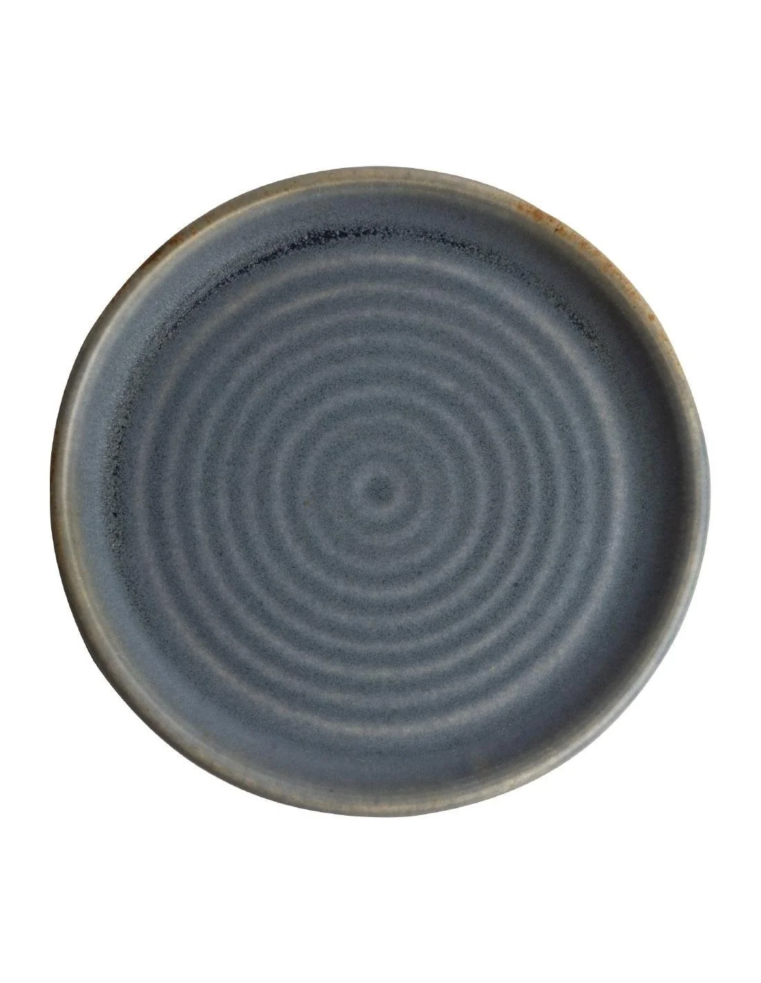 Assiettes plates granit bleu Olympia Canvas 18 cm (Lot de 6)