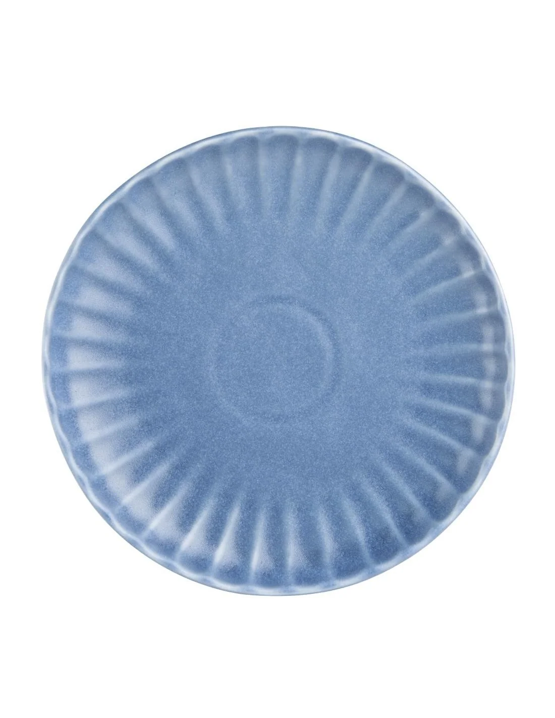 Assiettes plates Olympia Corallite bleues 205 mm (lot de 6)