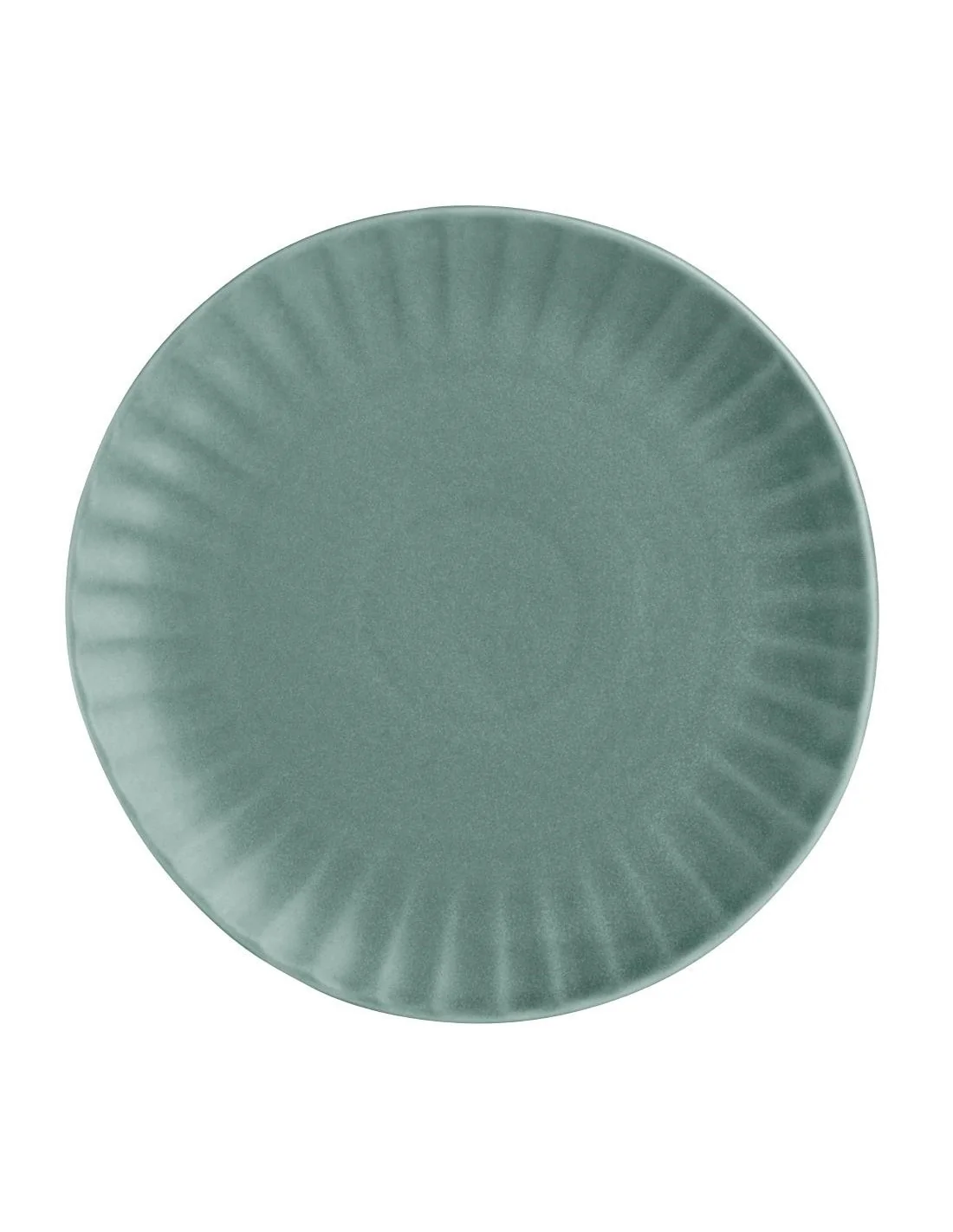 Assiettes plates Olympia Corallite vertes 280 mm (lot de 6)