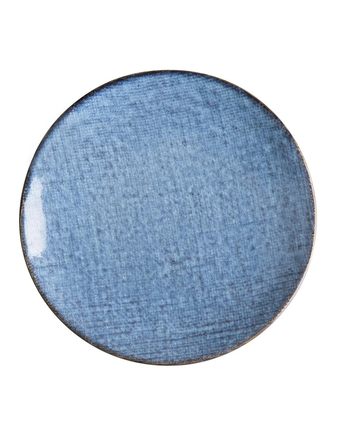 Assiettes plates Olympia Denim Blue 230 mm (lot de 6)