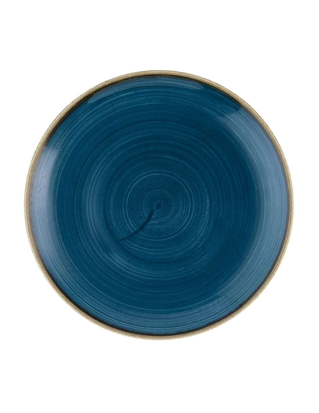 Assiettes rondes Churchill Stonecast Java Blue Evolve 220mm (Lot de 12)