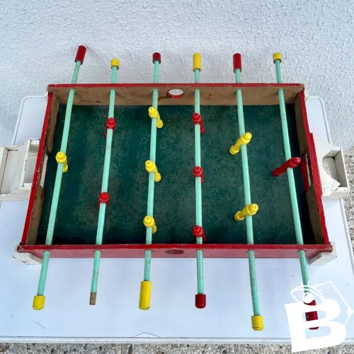 Baby-foot en bois de table