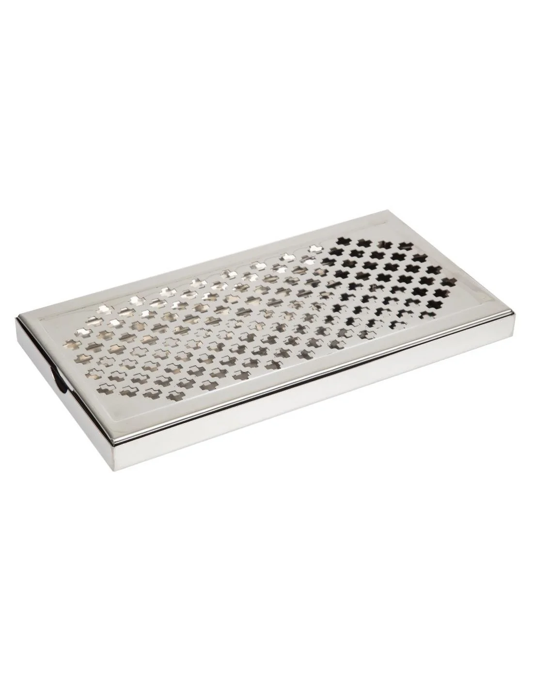 Bac récepteur de bar inox Beaumont 300 x 150mm