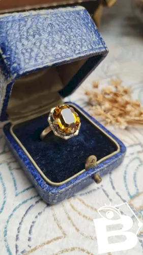 Bague ancienne art déco