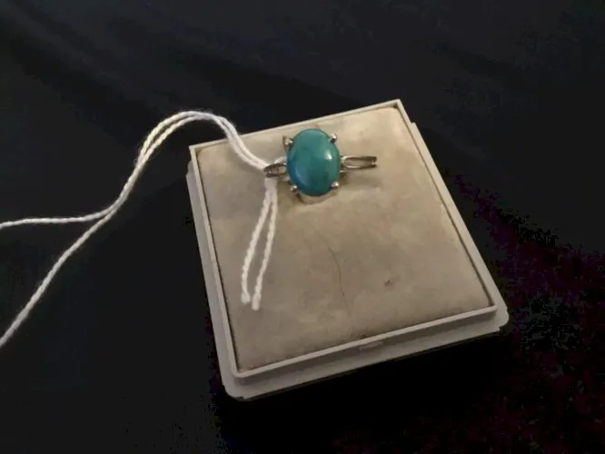 Bague , Argent 925 massif et lapis-lazuli taille 53,5