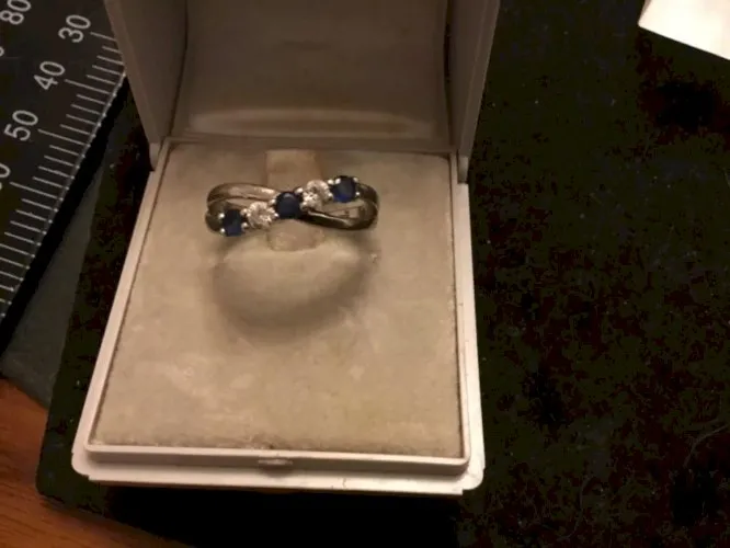 Bague argent 925 taille 55