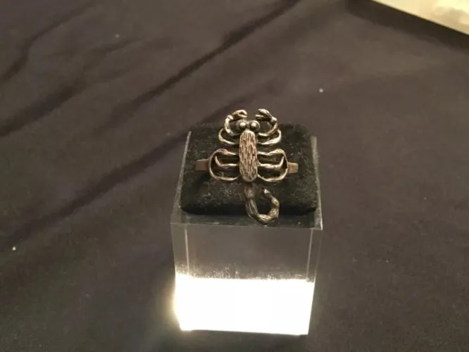 Bague argent scorpion T56