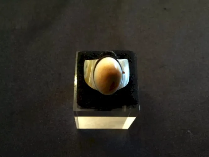 Bague art déco nacré
