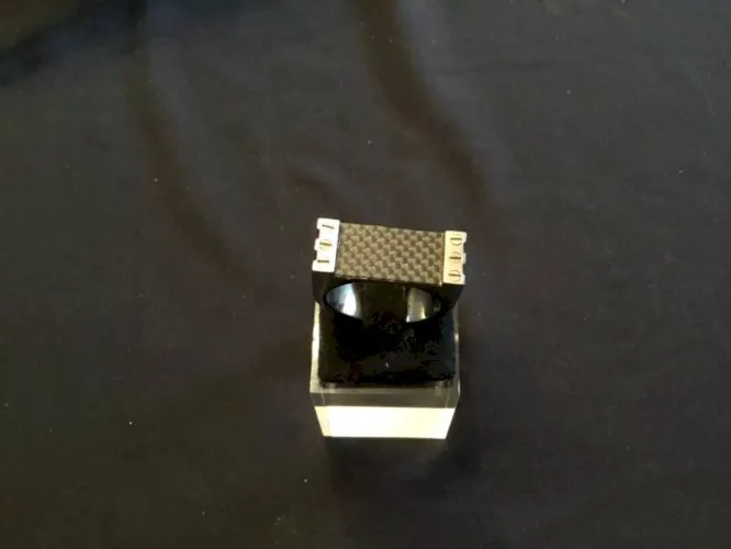 Bague couleur argent