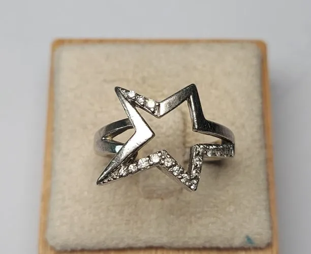Bague en argent massif, Thierry Mugler