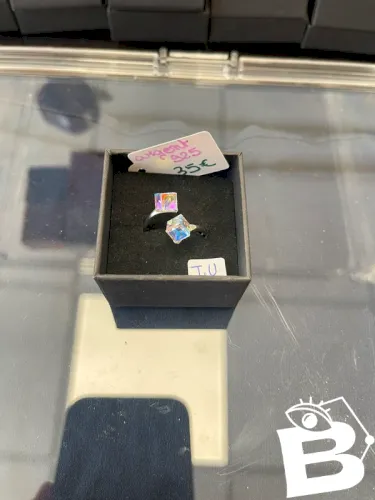 Bague en argent taille réglable