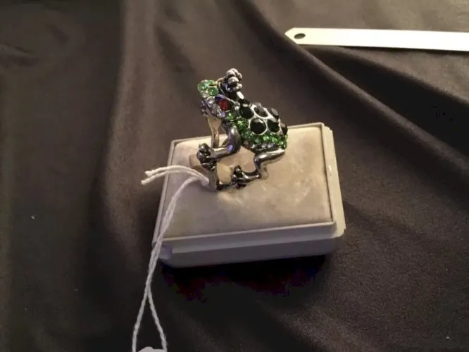 Bague fantaisie grenouille taille 55,5