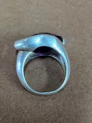 BAGUE FEMME EN ARGENT DE 9,71 GRAMMES + PIERRE