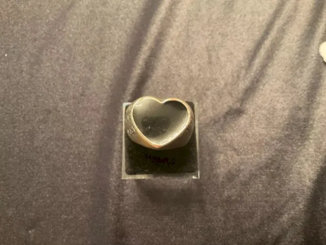 Bague Morgan cœur noir