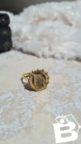 Bague Napoléon III plaqué or