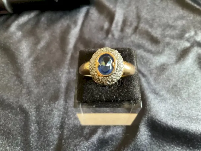 Bague plaqué or T58 P 3,7