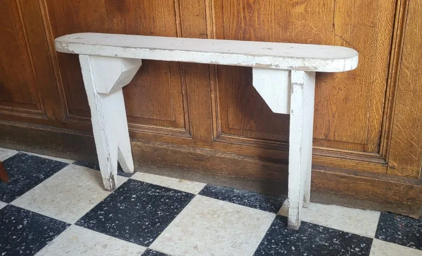 Banc en bois patiné