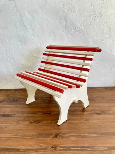 Banc pour enfants en bois