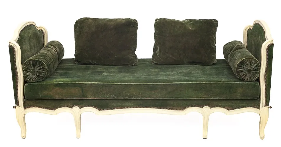 Banquette, daybed ancien vintage