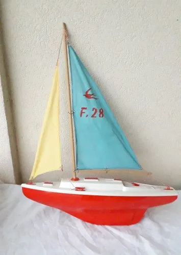 Bateau voilier de bassin