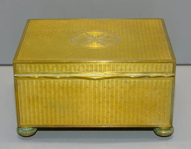 -BELLE ANCIENNE BOITE LAITON MAISON BOISSIER CHOCOLATS DOUCEURS COLLECTION D