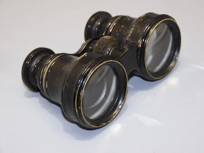 -BELLE ANCIENNE PAIRE de JUMELLES LEMIERE OPTICIEN FABRICANT FONCTIONNELLES D