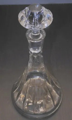 - BELLE CARAFE A DECANTER CRISTAL BAYEL AVEC SON BOUCHON D'ORIGINE TABLE  D