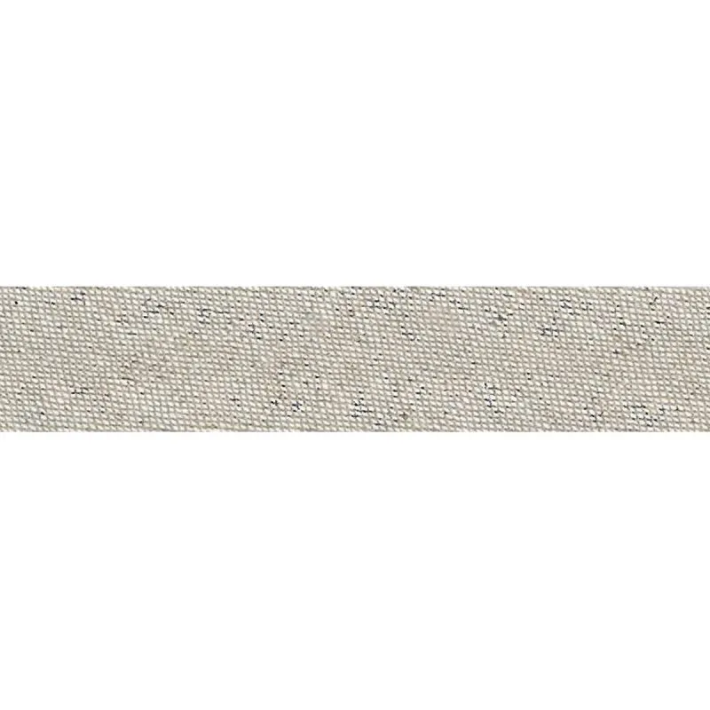 Biais replie lin Beige -