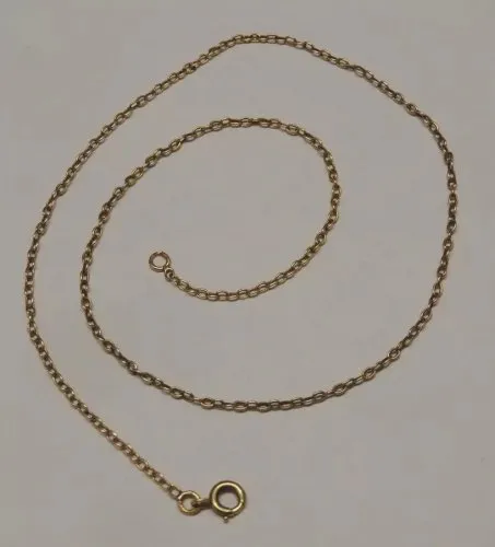 -BIJOU ANCIEN CHAÎNE en OR 18 carats Poinçons illisibles testée BIJOUTERIE  D