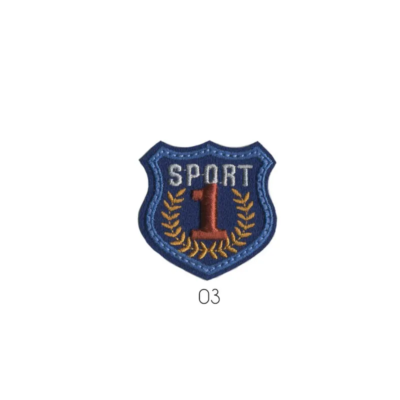 Blason sport 4x4cm - Jean