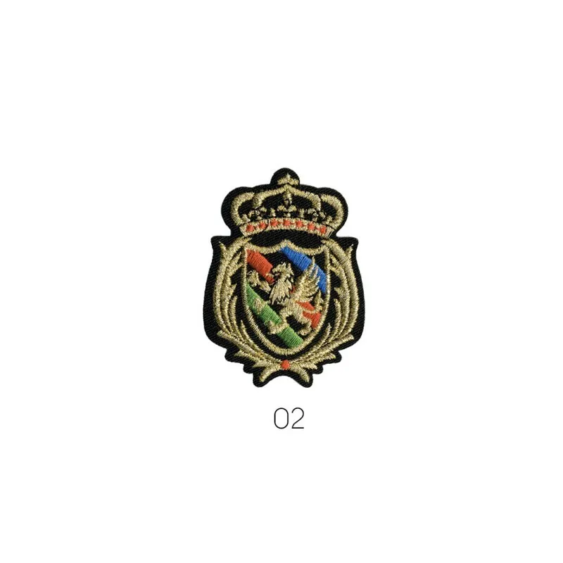 Blasons lurex - Lion 5x3,5cm