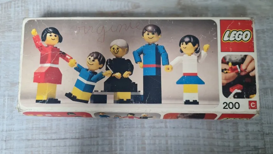 Boite ancienne Lego vide - Lego 200 - FAMILY 1974