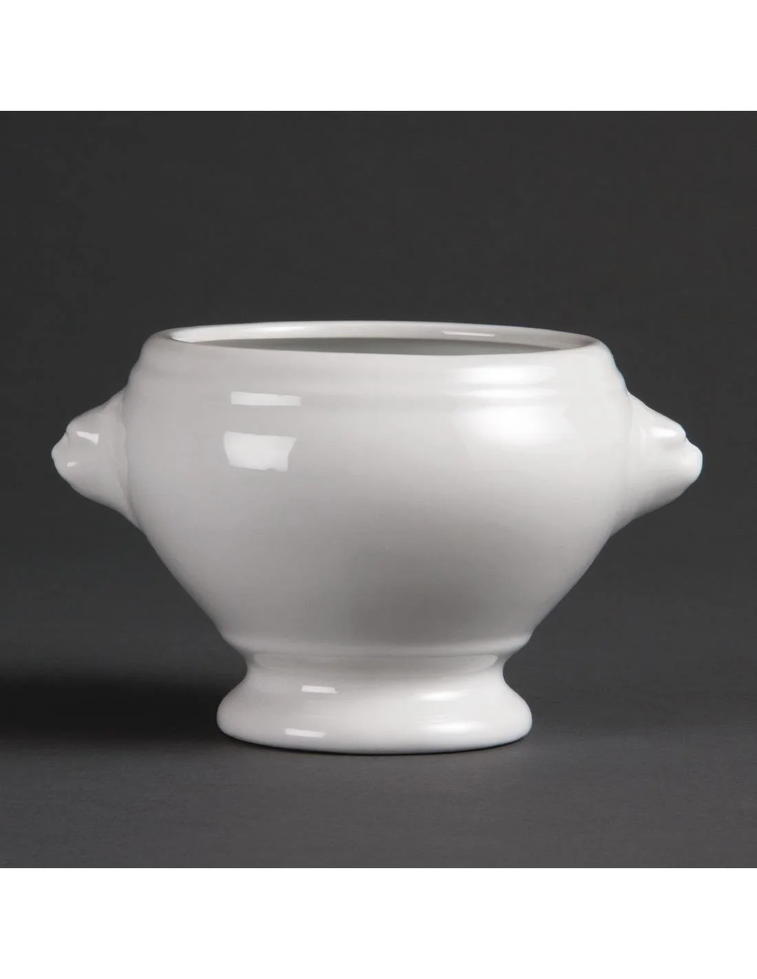 Bols à soupe tête de lion Olympia Whiteware 475 ml (lot de 6)