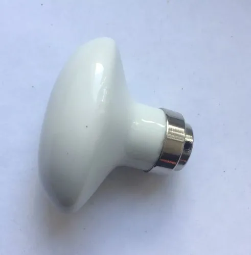 bouton poignee de porte en porcelaine n° 2 - carre de 7 mm