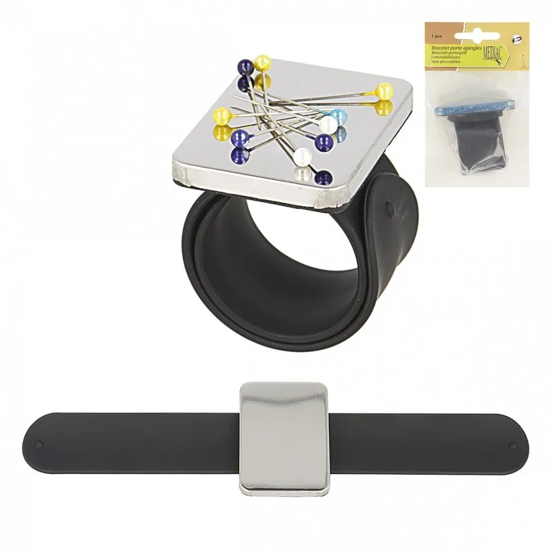 Bracelet porte-epingles m Noir -