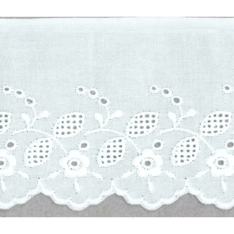 Broderie anglaise Blanc -